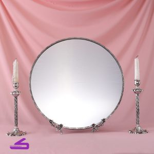 ست کامل آینه شمعدان عروس ظریف مدل نیکو 40