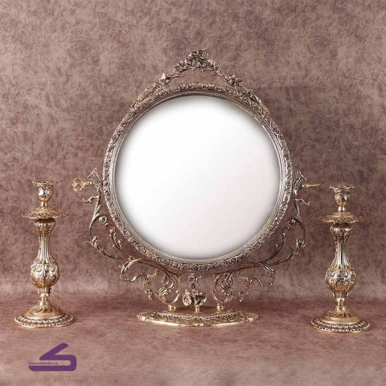 آینه شمعدان برنز عروس مدل خاتون 28