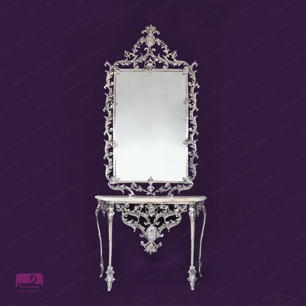 آینه کنسول برنجی مدل بهرنگ – کد 22