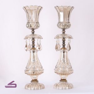 شمعدان رو میزی پایه کوتاه شادلی