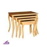 میز جلو مبلی طلایی چوبی 4 تکه