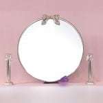 سرویس آینه و شمعدان جدید دایره پاپیون طرح نقره 40