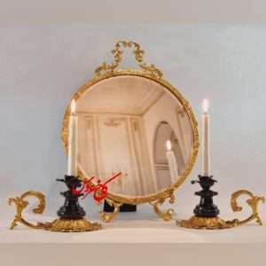 آینه شمعدان برنز شینا سایز 40